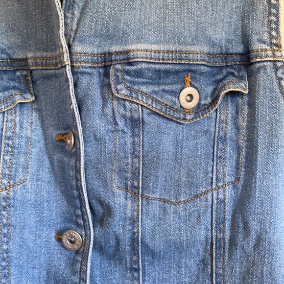 Denim button dress - Picture 2 of 4